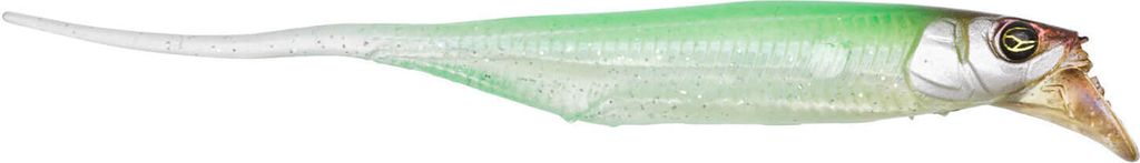ILLEX Rv Driftfry 3" Sight Chartreuse Fry Gummifisch mit Tauchschaufel