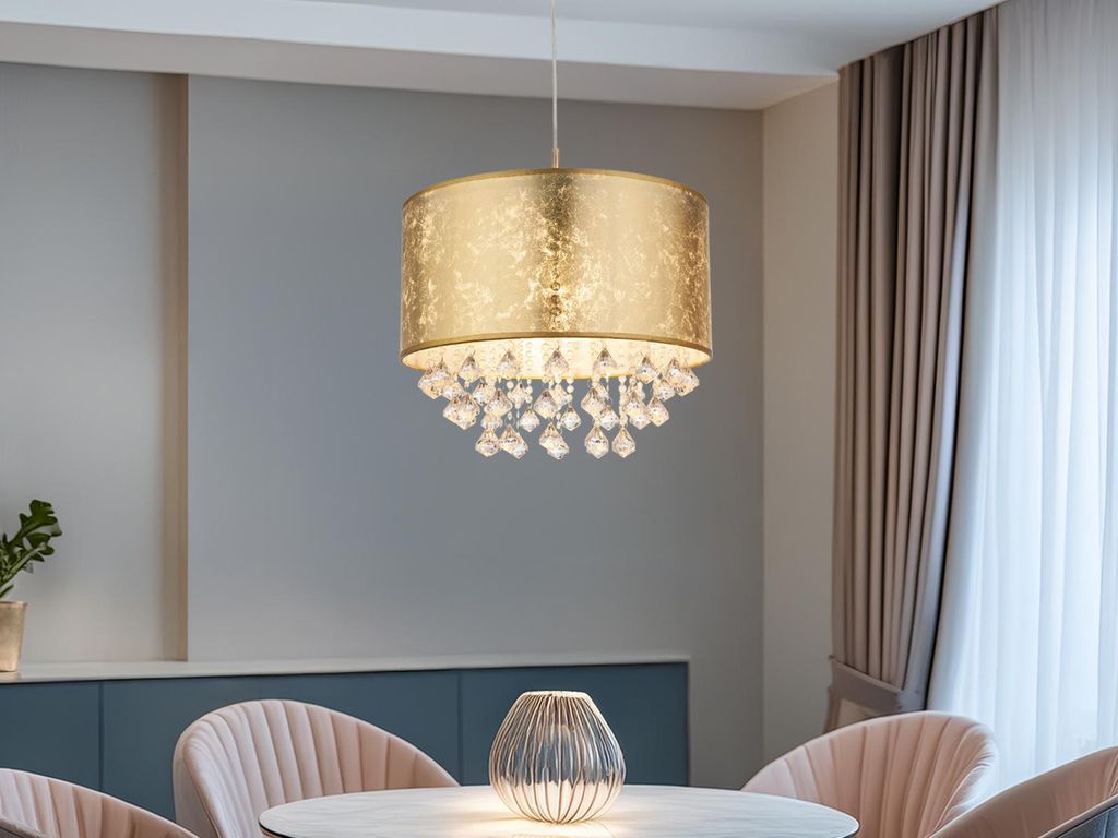 Globo Lighting Hängeleuchte Metall Nickel matt, 1x E27 Produktbild 