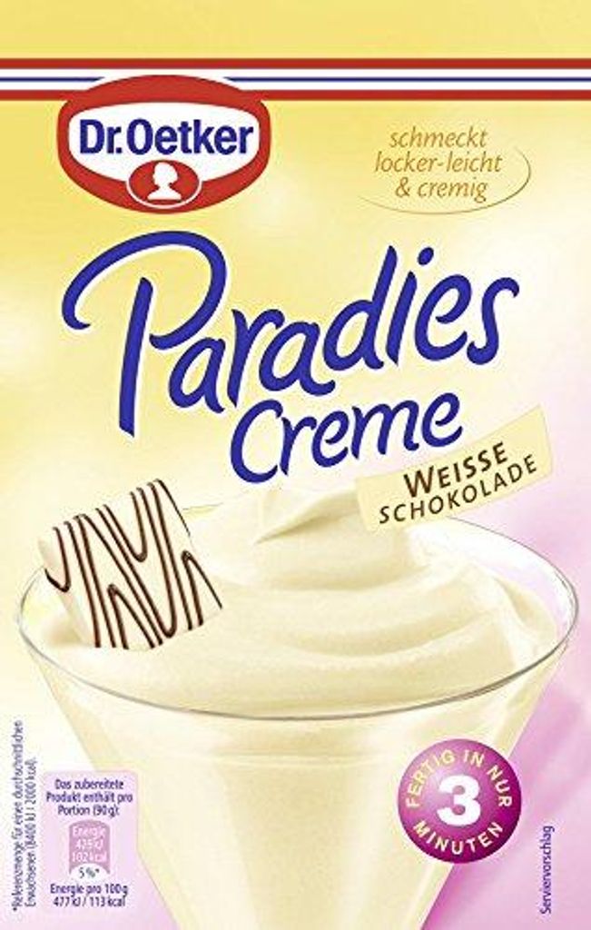 Dr. Oetker 778826000 Dr. Oetker Paradies Creme Weisse Immagine del prodotto 