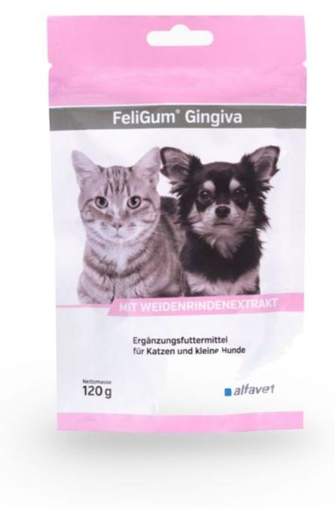 Alfavet FeliGum Gingiva 120g für Katzen und kleine Hunde Produktbild 