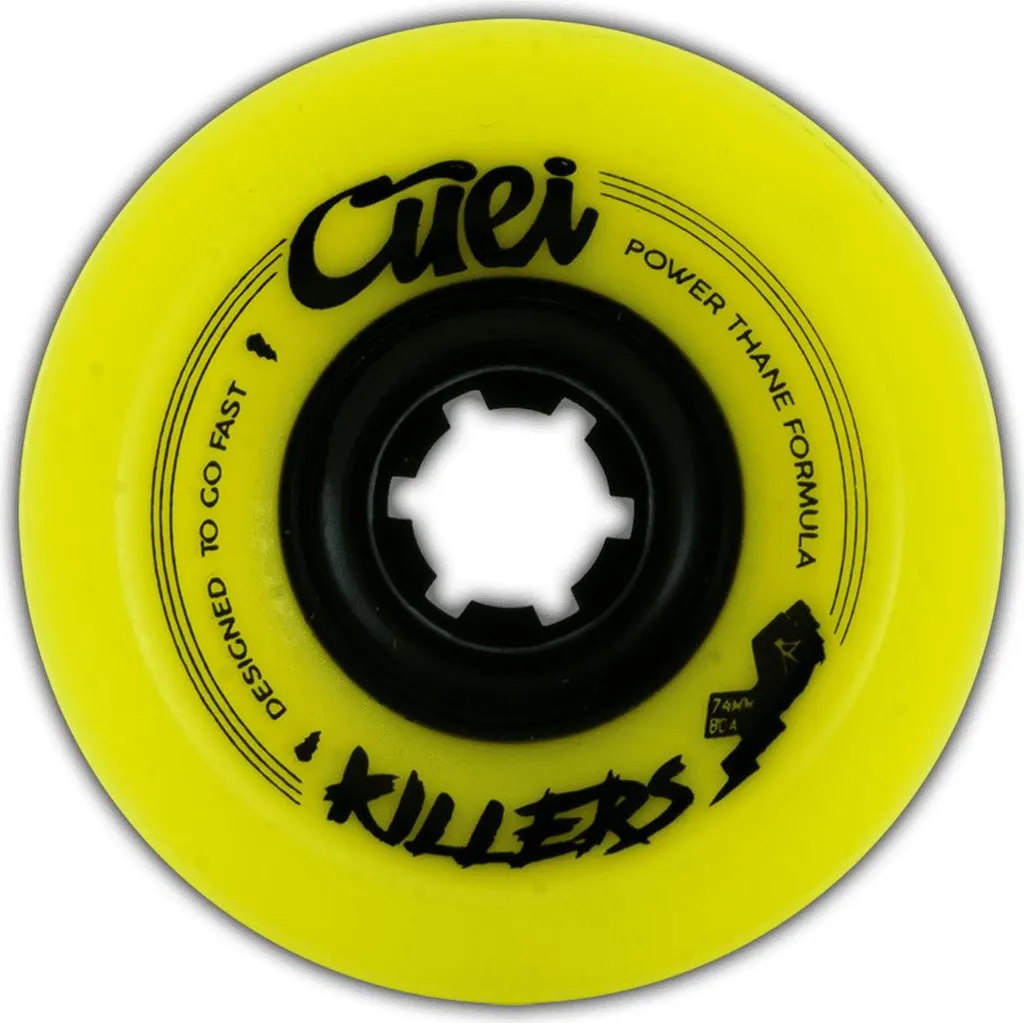 Roues Skateboard Descente Cuei Killers 74mm 80a Stabilité Maximale