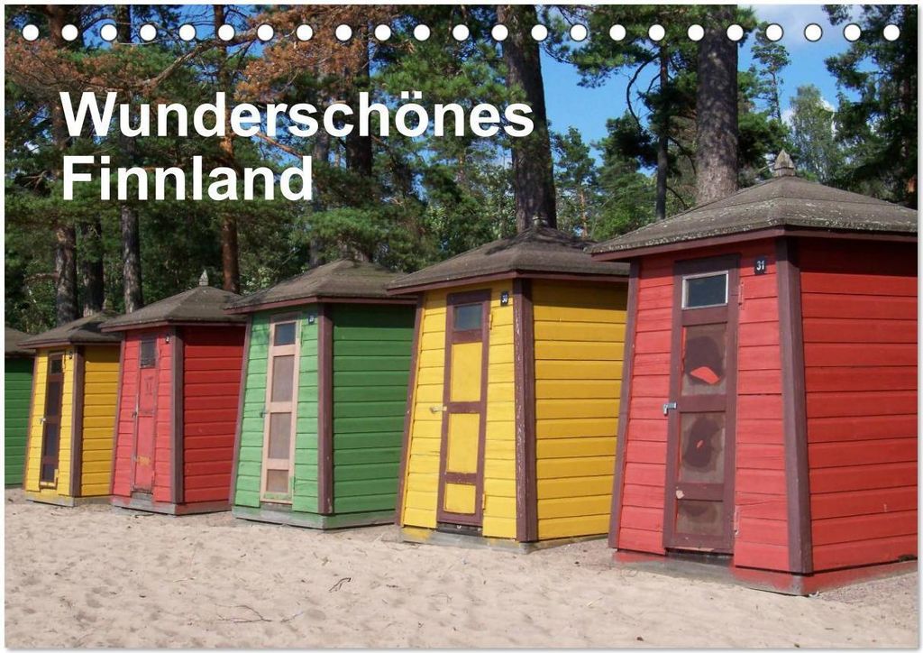 Wunderschönes Finnland (Tischkalender 2026 DIN A5 quer), CALVENDO Monatskalender