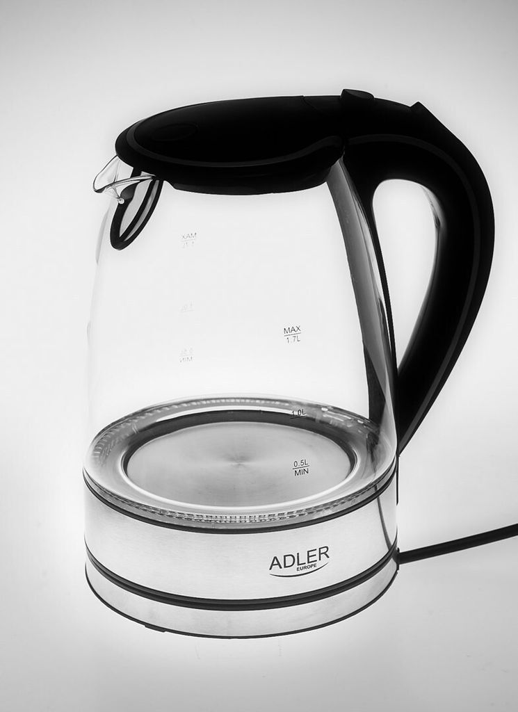 Szklany czajnik Adler ze stali nierdzewnej | 1,7 litra | Zdjęcie produktu 11