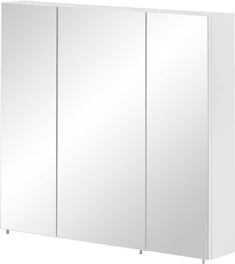 Spiegelschrank Möbelpartner Basic 70 x 16 x 70 cm weiß Produktbild 
