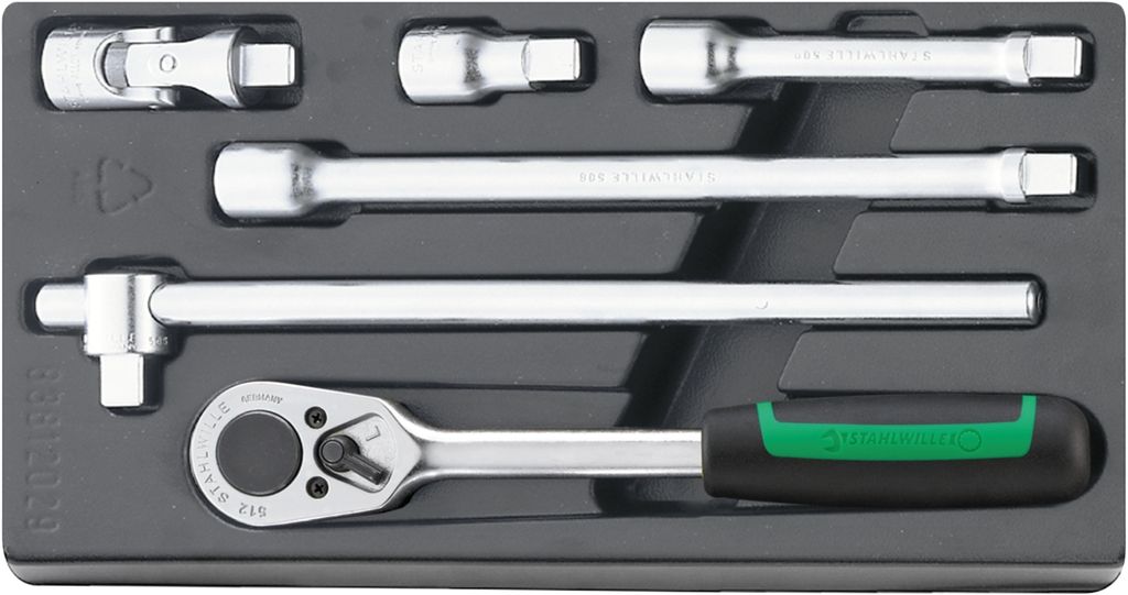STAHLWILLE QuickRelease 'ist 1/2 512/6 Tablett Plast Ratsche