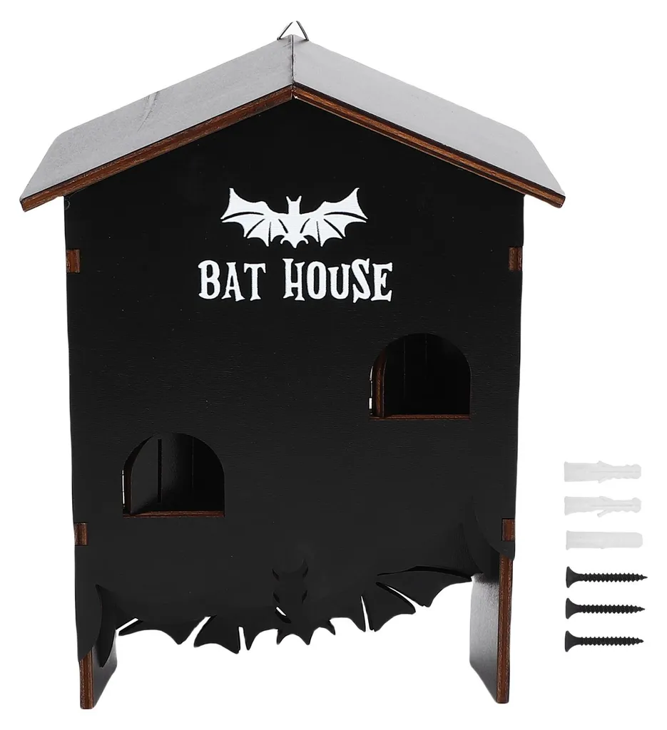 Nichoir à chauves-souris 3 compartiments en bois résistant extérieur