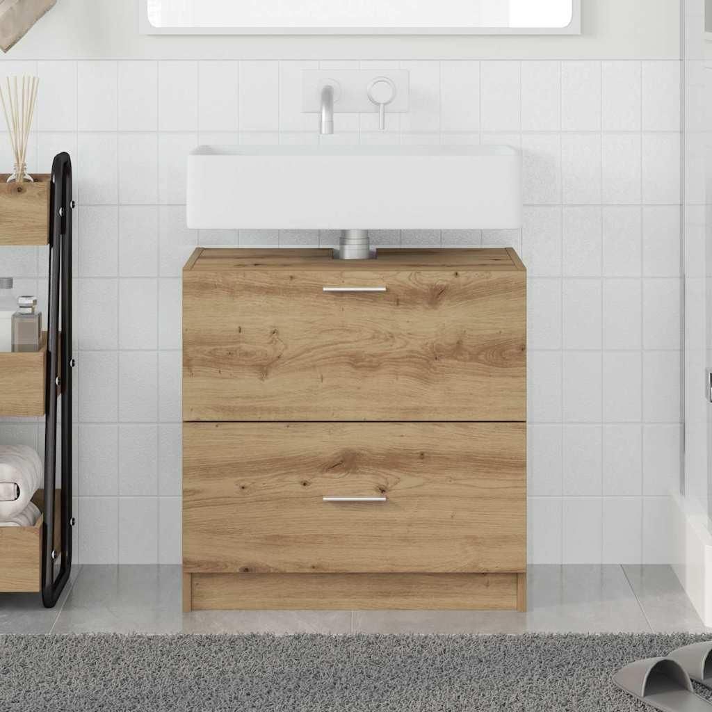 Maison Exclusive - Badezimmerschrank Artisan-Eiche 59 x 37 x 59 cm Holzwerkstoff