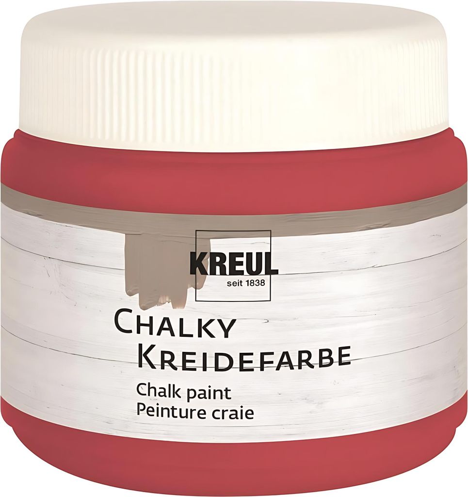 KREUL Peinture à la craie Chalky Cozy Red 150 ml Image du produit 