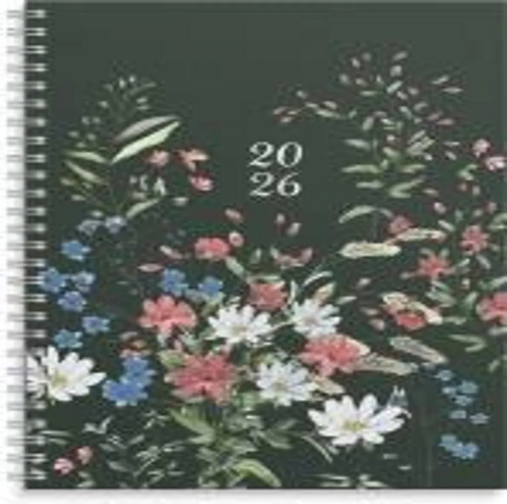 Planificateur 2026 Burde Sénateur A5 - Calendrier Story Fleurs pour Bureau