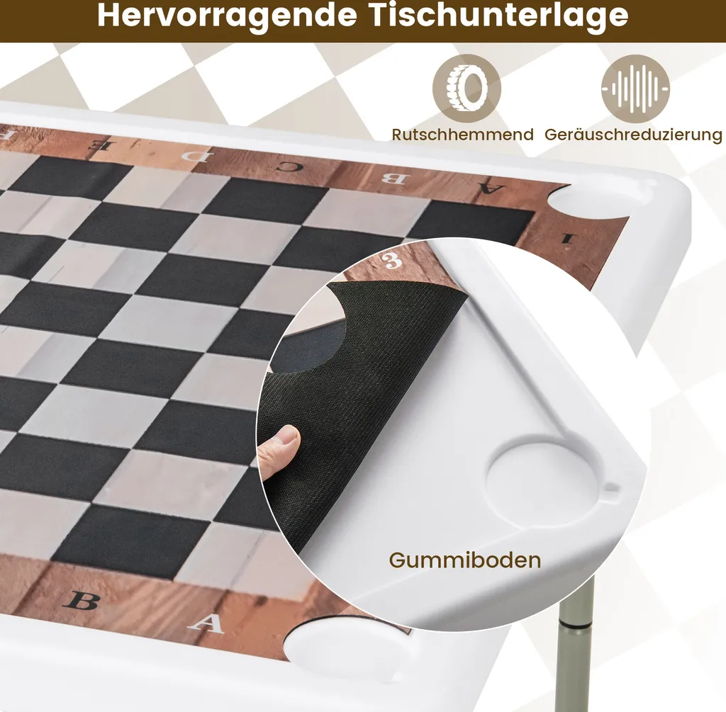 Table à cartes anti-renversement pliante pour petits espaces - 6