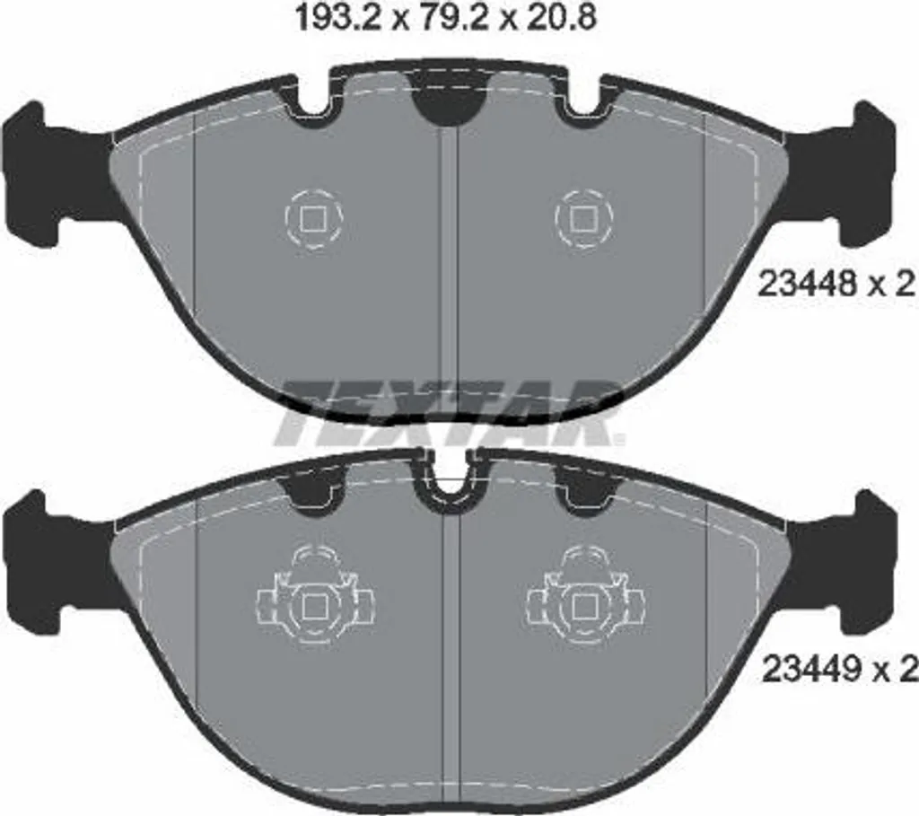Kit Freinage Textar 2344801 pour BMW X5 : Sécurité en Conduite Sportive