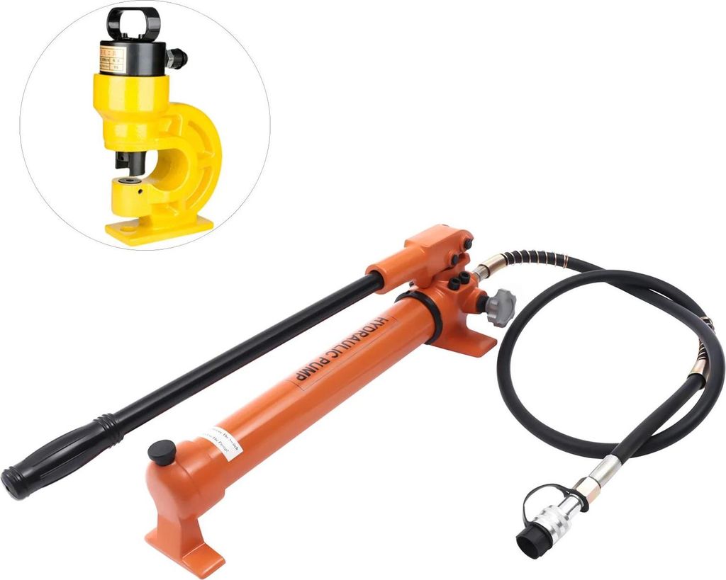 CP-700, hydraulische Handpumpe, tragbar, für Hydraulikwerkzeuge und Zylinder, stabile Leistung, EU‐Stecker