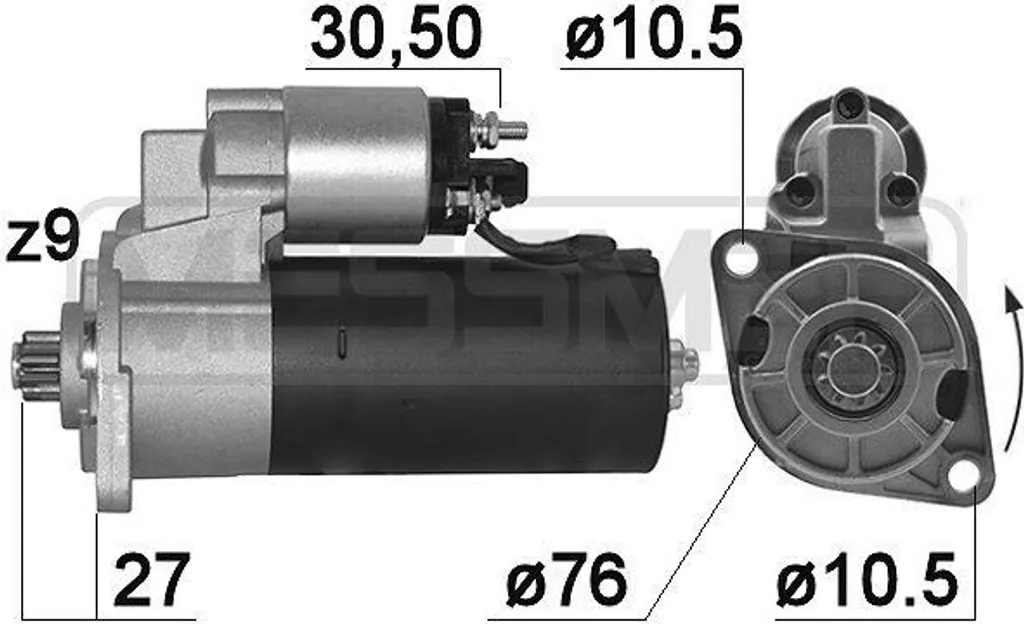 Réparez votre panne de démarrage avec le démarreur ERA 220053A 12V OE