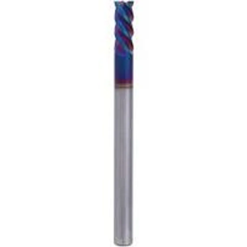 Fraise monobloc carbure 4 mm HRC65 à 4 lèvres pour l'usinage de l'acier dur