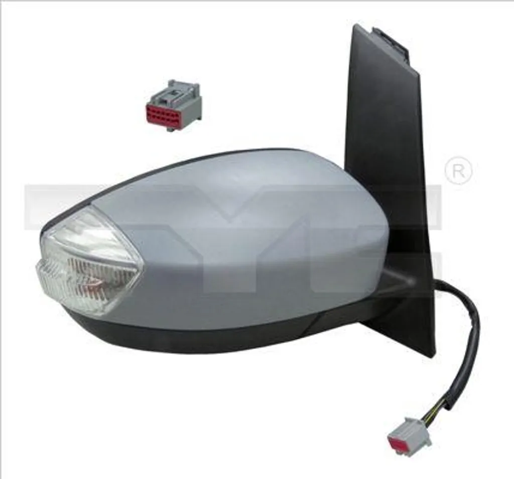 Rétroviseur TYC 310-0193 avec Miroir Convexe pour C-Max OE 1806040