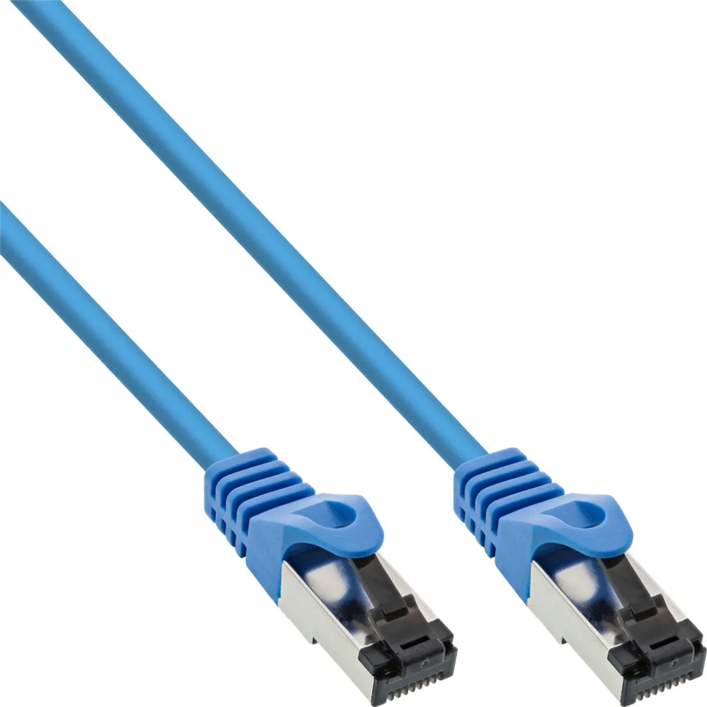 Cavo Ethernet 5m Cat.8.1 InLine S/FTP 40Gbps Professionale Blu 78805B