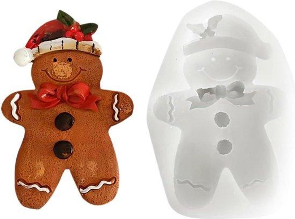 Silikon-Christstollen-Form, ideal für eine traditionelle Weihnachtsbäckerei - Christstollen-Backform für Männer zum Feiern von Advent und Weihn...
