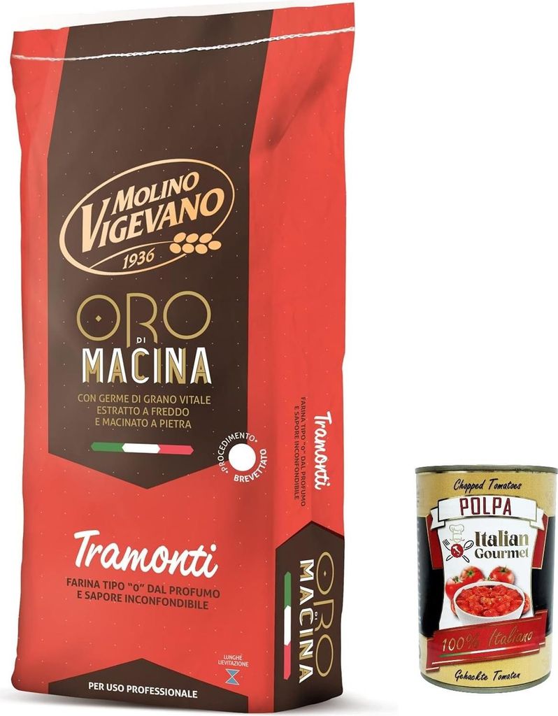 Molino Vigevano Tramonti Oro, Mehl "Typ" 0, Langer Produktbild 