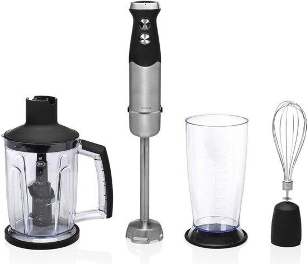 Drei-in-Eins-Mixer-Set - Handmixer - Keuchengerät - Rührgerät - 3 in 1 - Accessoires - Soßen - Smoothies - Babyernährung