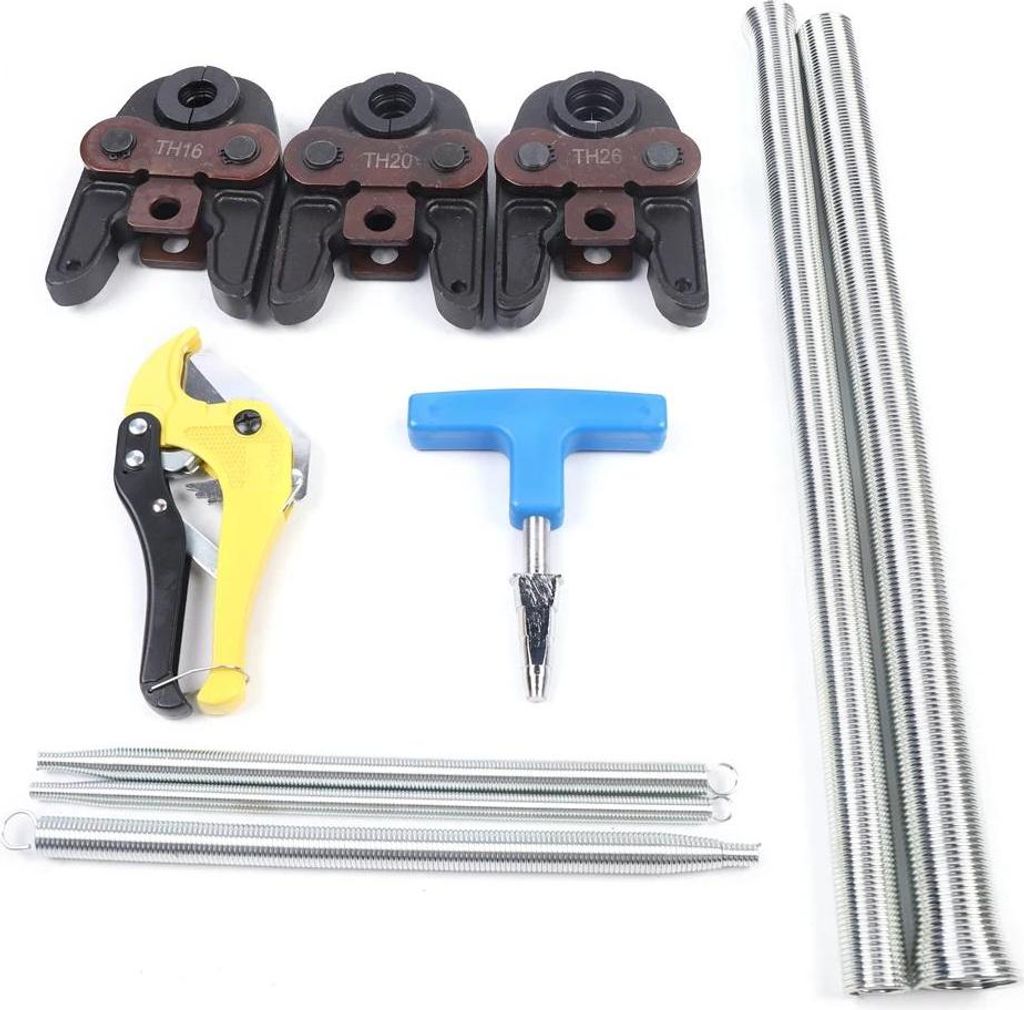 Pressbacke für Verbundrohre - TH-Kontur TH16 TH20 TH26 - Max. Öffnung 41/43,5/44,5 mm - Länge 150 mm - Breite 101 mm - Metall