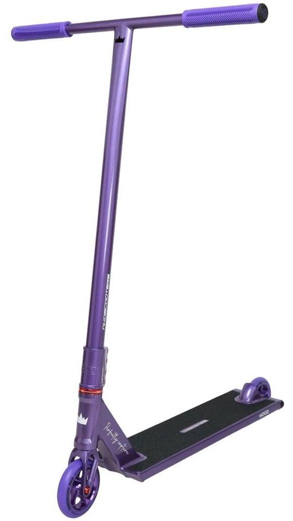NKD Mood Stunt Scooter Lila Leichter Freestyle-Stunt-Scooter mit HIC-Kompression und 110-mm-Rädern für Park- und Street-Riding