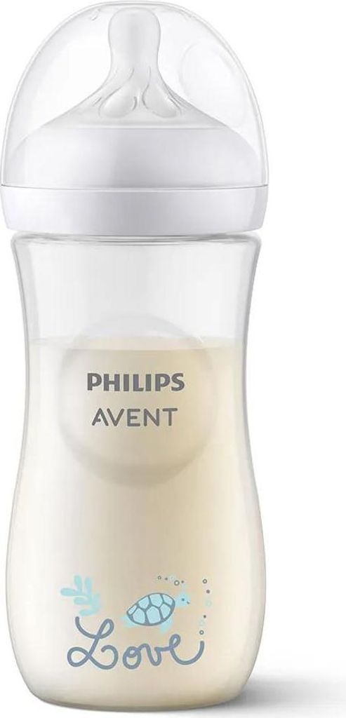 Philips AVENT Natural Response SCY906/11 Babyflasche 330ml, Sauger 4, schnelle Durchflussrate