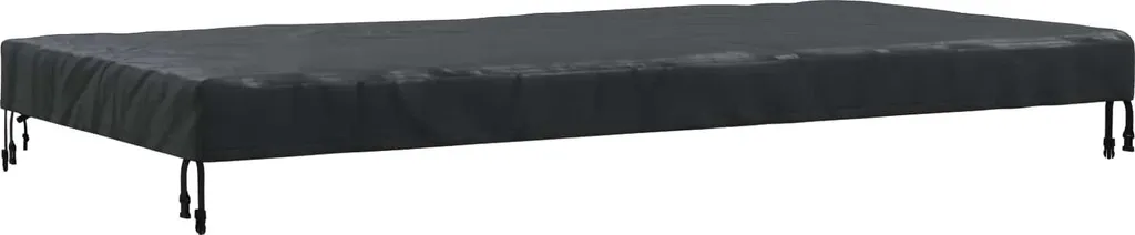 Tovaglia Professionale Uni Nero 202x102x15 cm - Tessuto Alta Qualità