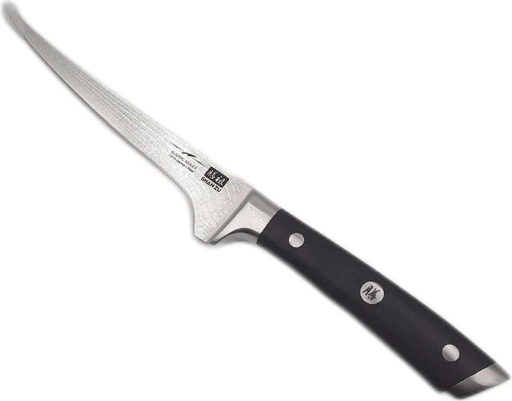 SHAN ZU Coltello per Sfilettare 18cm: Acciaio Tedesco Inox Professionale