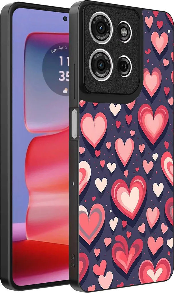 Cover Motorola Edge 50 Pro Cuore: Design TPU Slim e Glamour Smartphonica