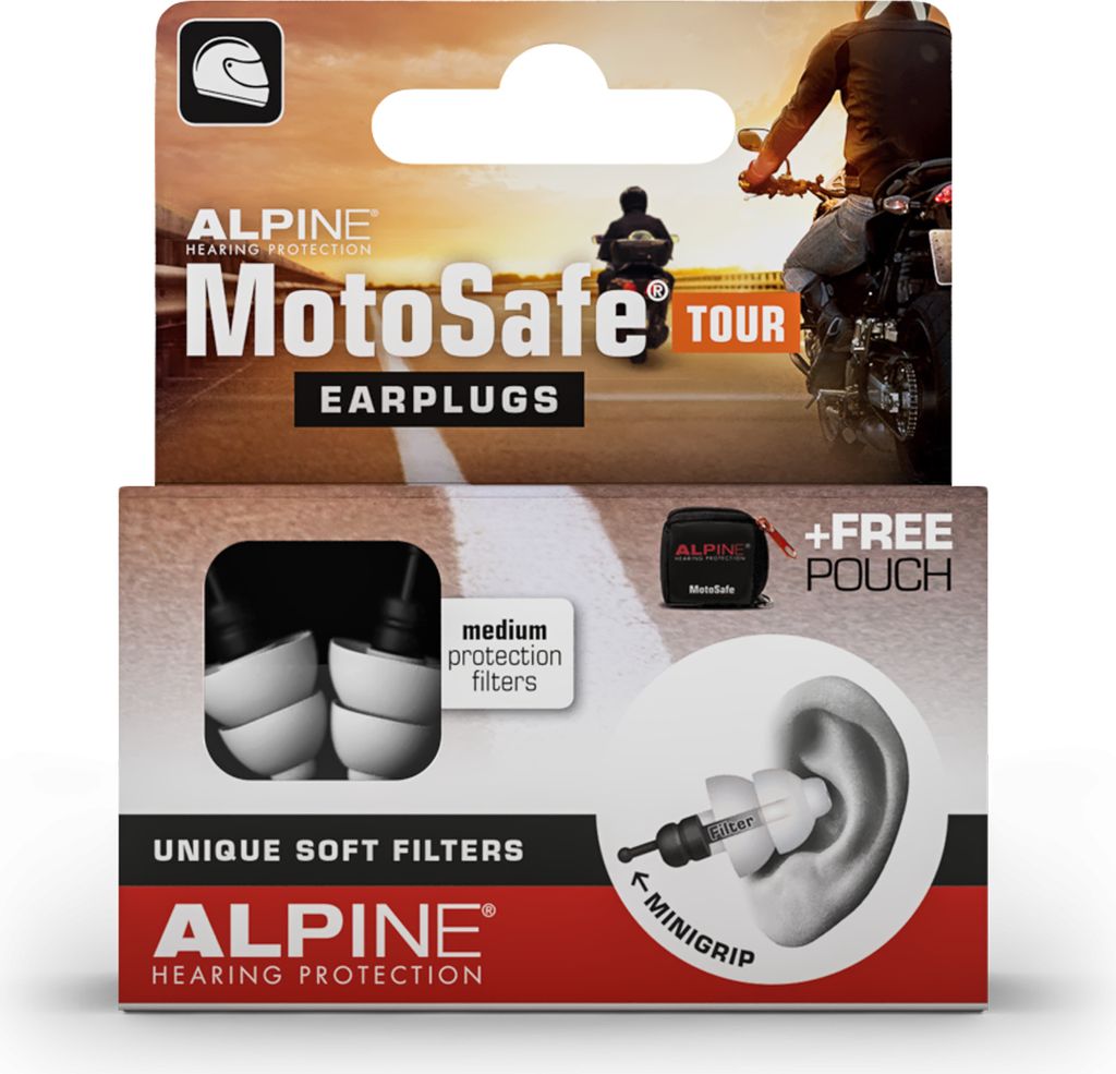 ALPINE zatyczki/stopery do uszu MotoSafe Tour Zdjęcie produktu 