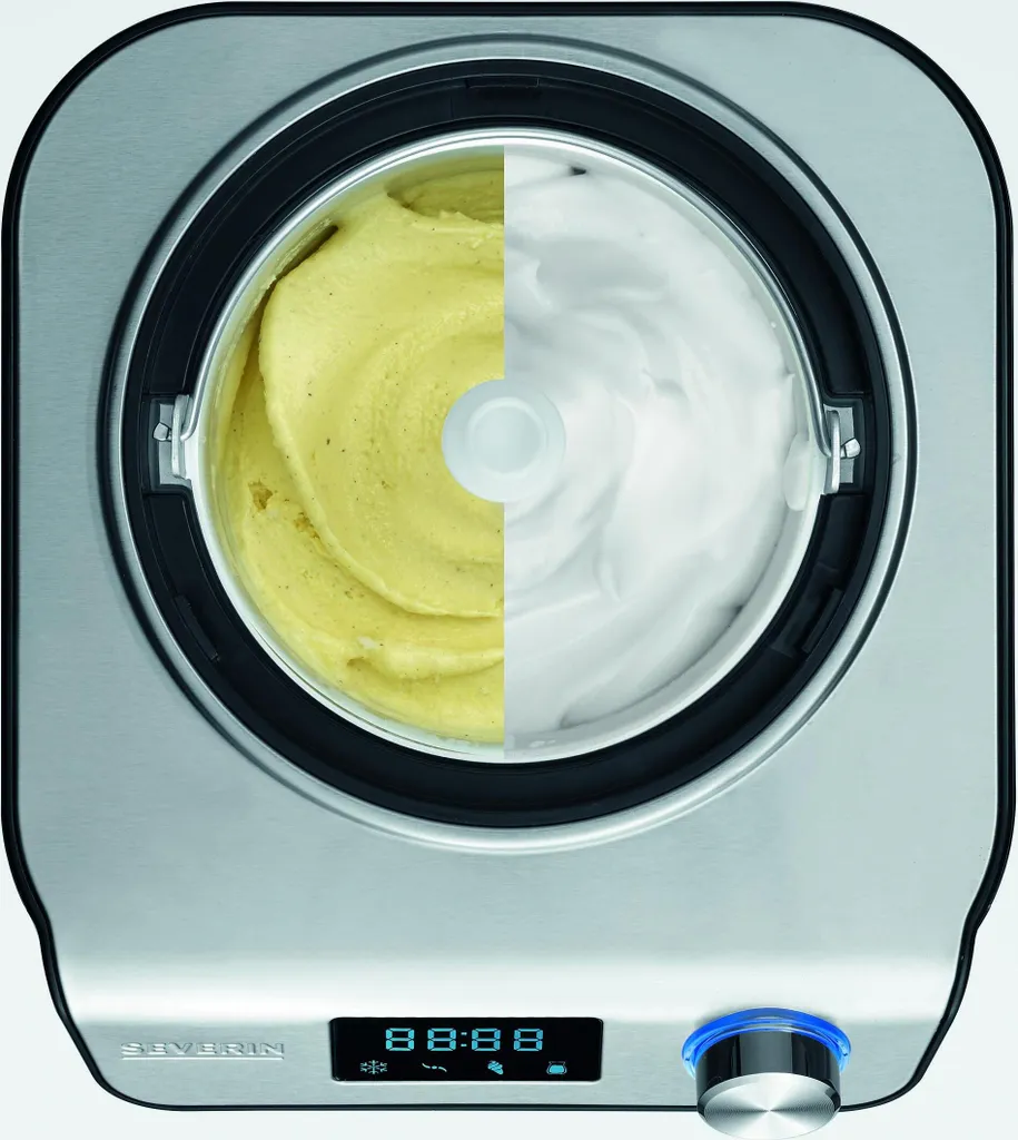 Sorbetière Turbine à Glace avec Compresseur Severin EZ 7407 Inox