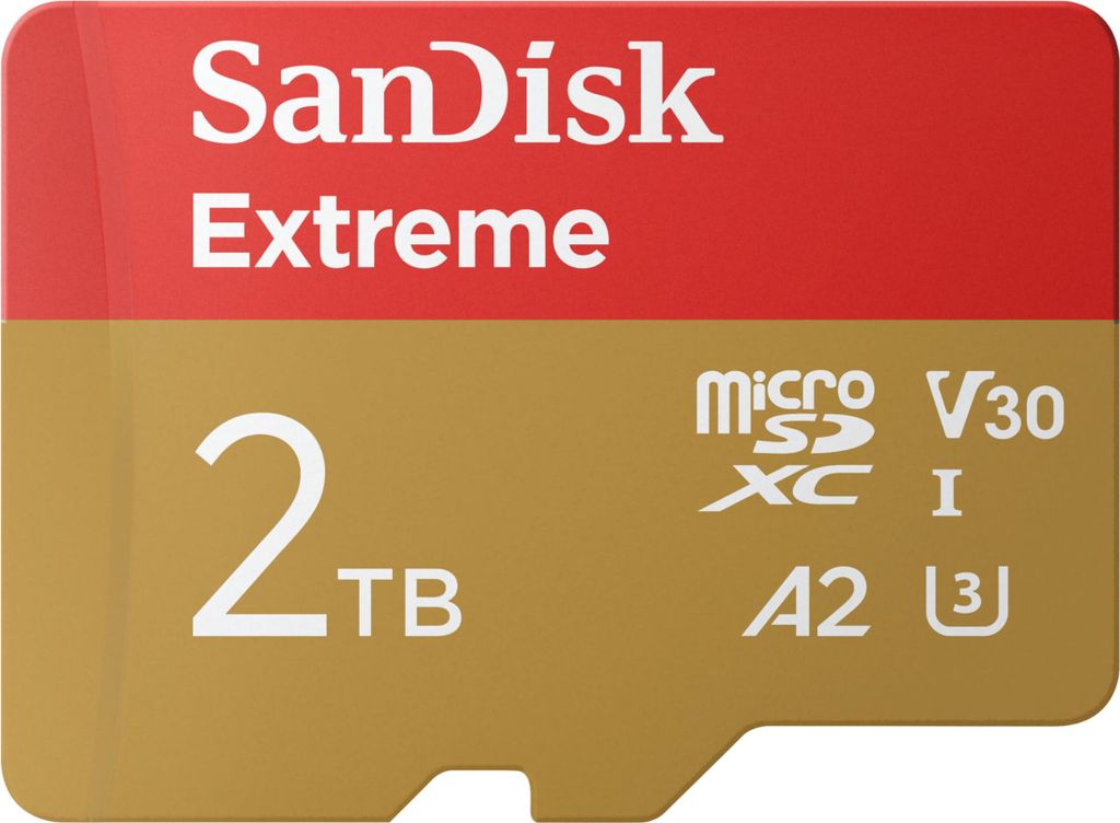 SanDisk Extreme Micro SDXC Karte 2 TB SD Adapter Actionkameras Datenspeicher