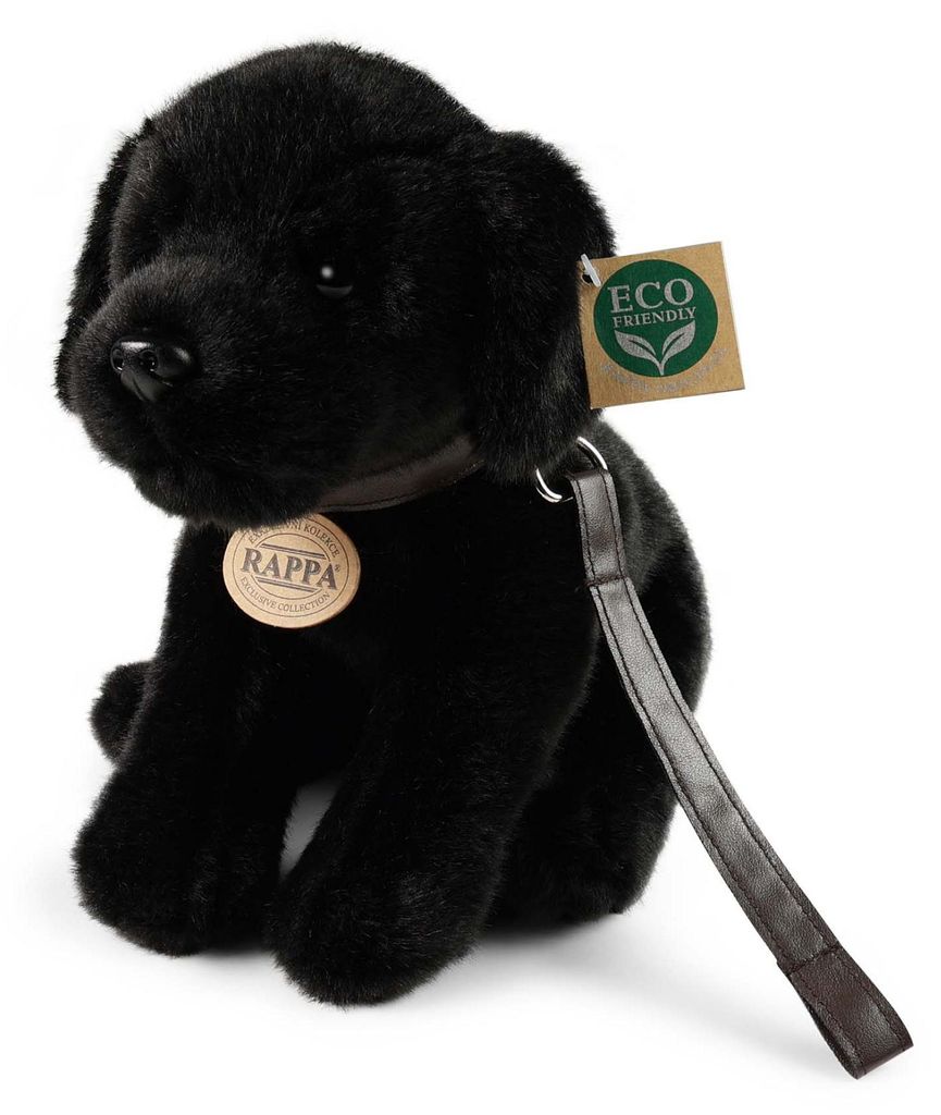 Plüsch-Labrador-Retriever mit Leine 25 cm Eco-f. Produktbild 