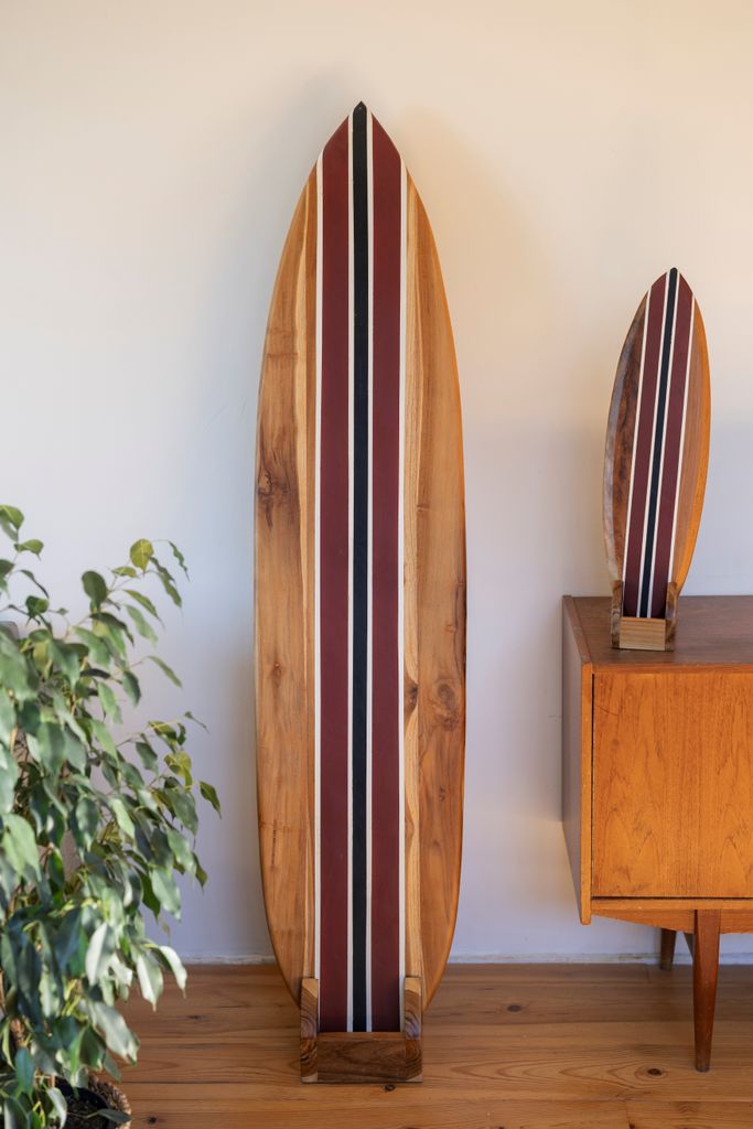 Tidez Surfbrett Dekoration - Surfbrett aus Holz - Surfbrett Produktbild 3