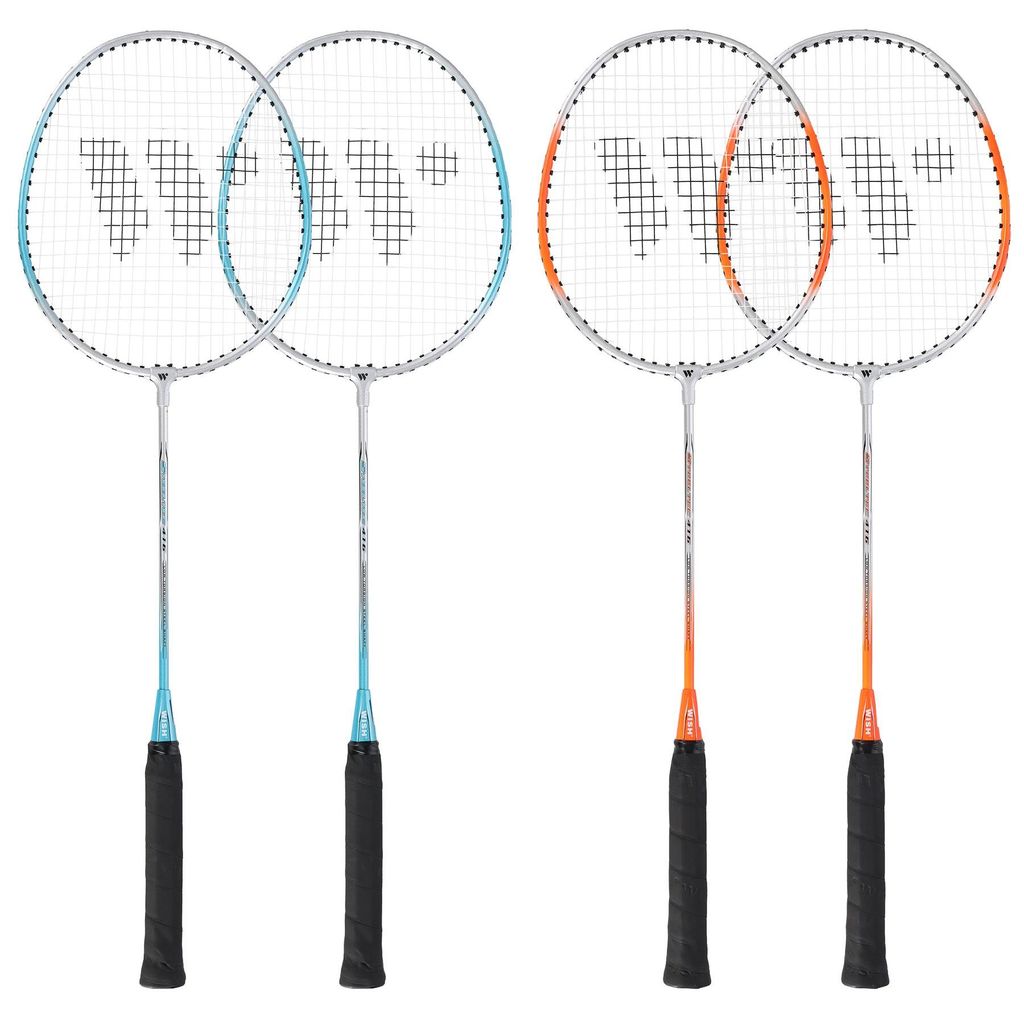 Steeltec 416K Limettegrün-Blau Set Badminton Wish Produktbild 