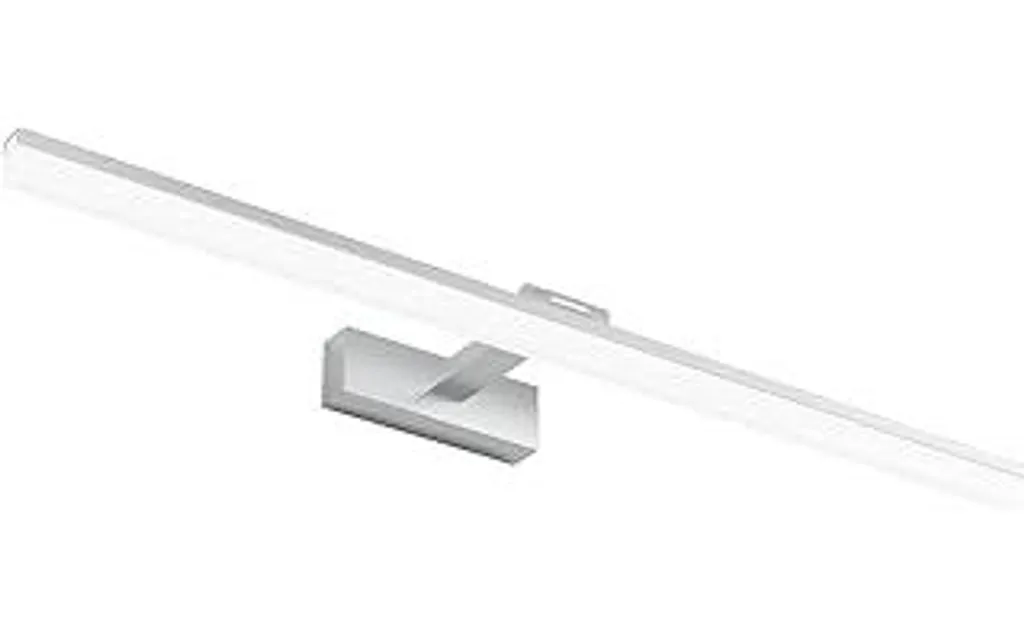 Lampada a LED per specchio da bagno Klighten 24W 1170LM bianco freddo 6000K, rotazione 180°, IP44 impermeabile, lampada per specchio da bagno, lampada da bagno non dimmerabile, illuminazione a parete 80CM (argento)