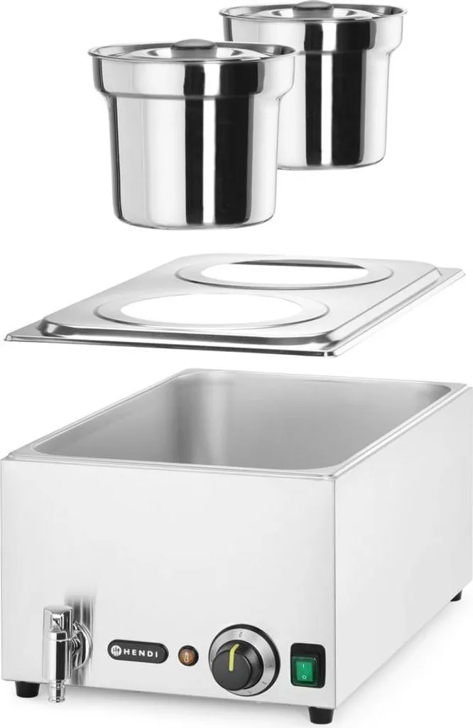 Bain-marie de table HENDI Ranger pour service traiteur 2x4L 1000W - 5