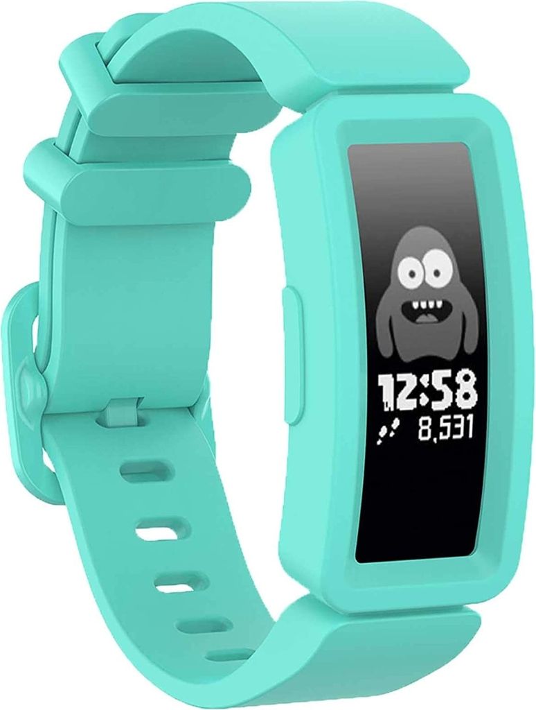 Strap-it Fitbit Ace 2 Silikonarmband (Aqua)