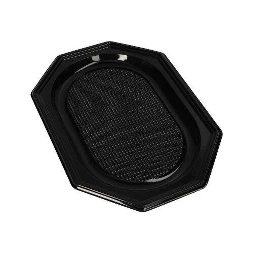 Servierplatten, PET 35 cm x 25 cm schwarz Produktbild 