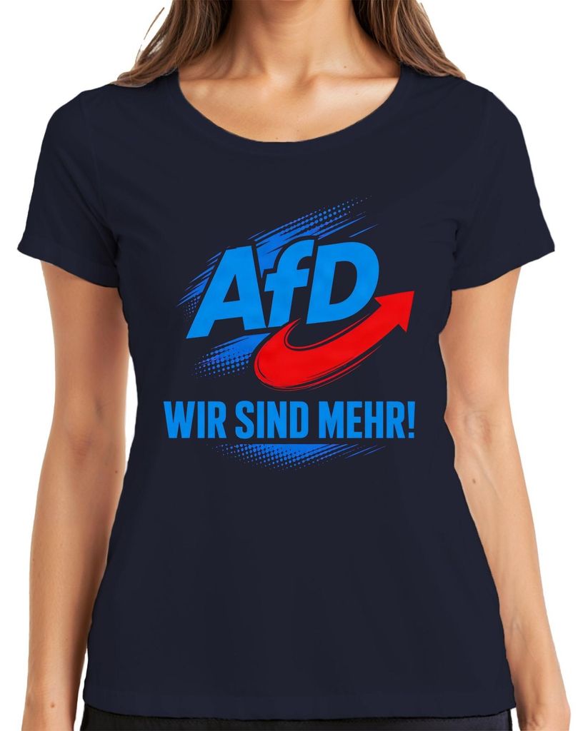 Koszulka damska "AfD Wir Sind Mehr Deutschland Patriot", Zdjęcie produktu 