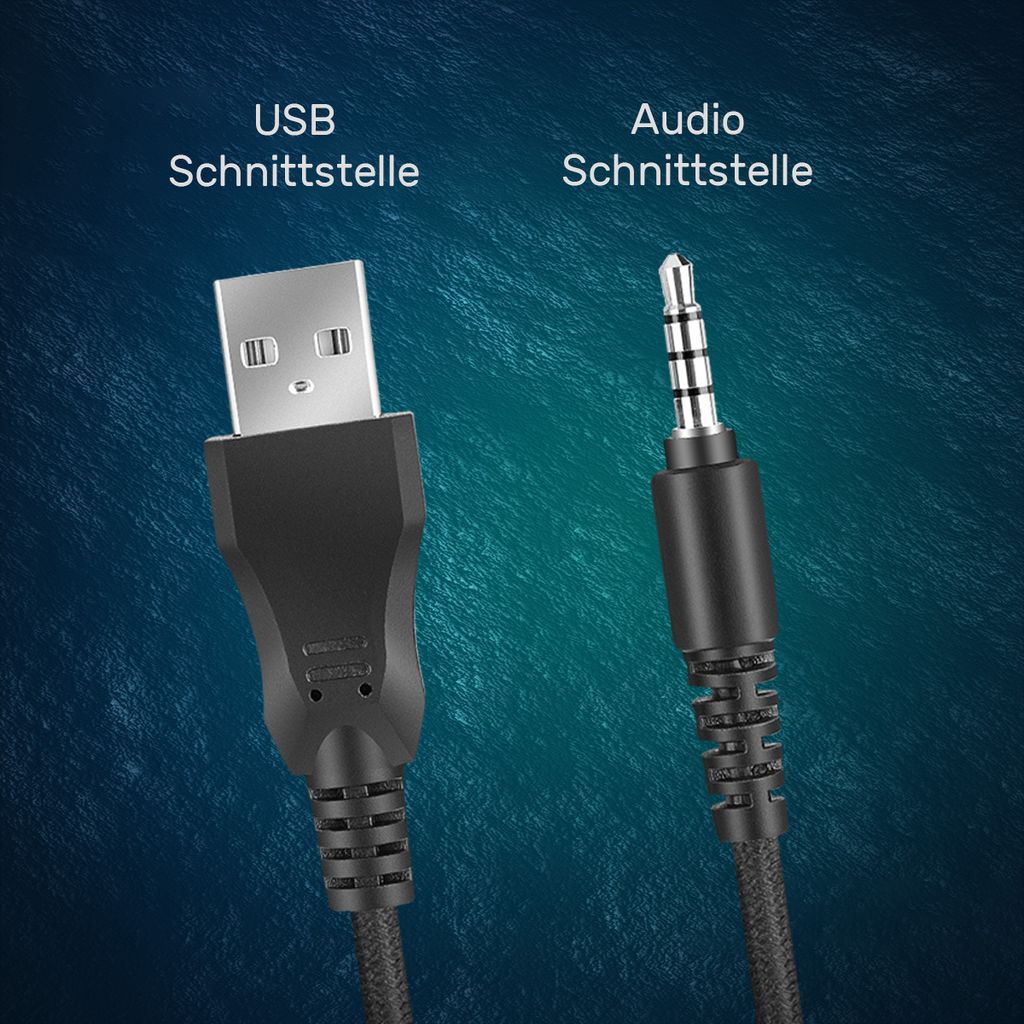7MAGIC Gaming-Headset für PS4, PS5 PC, Xbox One, iPod, Produktbild 11