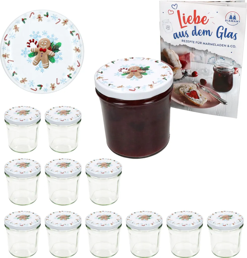 Stock 12 Tumbler Vetro 350ml Tappo Blu Ghiaccio TO 82 Prezzo Top