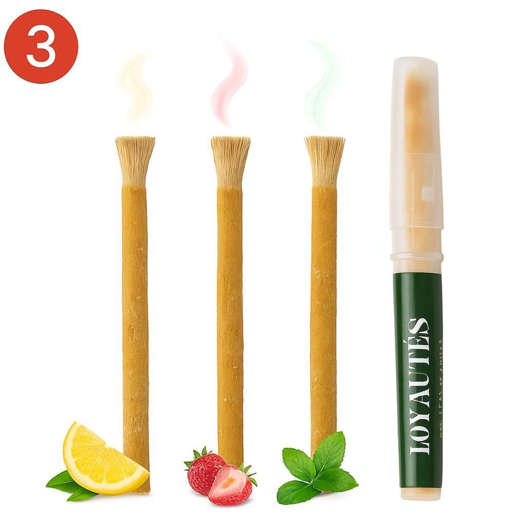 Miswak – 3 Stück mit Halter – Sewak / Siwak – Natürliche Zahnbürste – Biologisch, Fluoridfrei & Antibakteriell – Sunnah & Halal – Na...