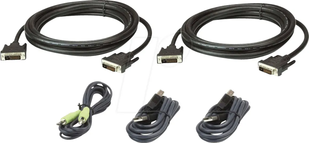Set de Câbles KVM DVI-D 3m Aten pour Switch KVM Secure Dual Display USB