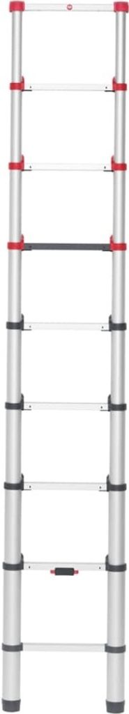 Hailo T80 Aluminium Telescoopladder 9 Treden 94-264 cm Immagine del prodotto 