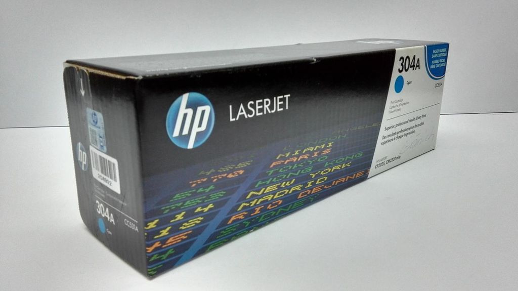HP 304A Cyan Original LaserJet Tonerkartusche, 2800 Seiten, Produktbild 
