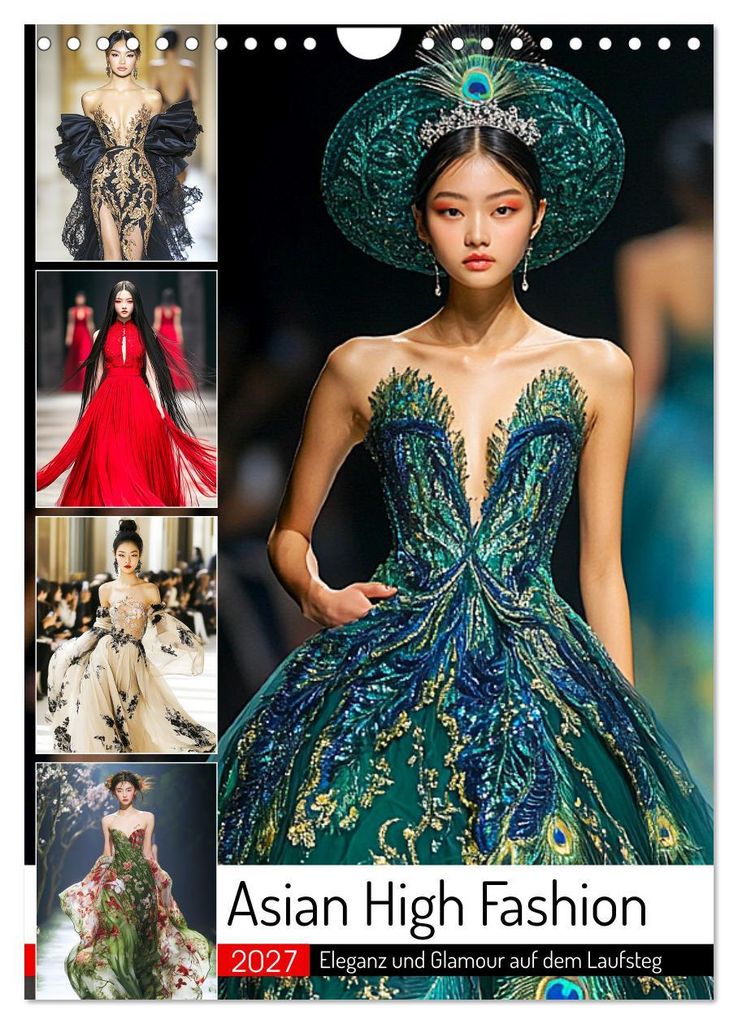 Asian High Fashion. Eleganz und Glamour auf dem Laufsteg (Wandkalender 2027 DIN A4 hoch), CALVENDO Monatskalender
