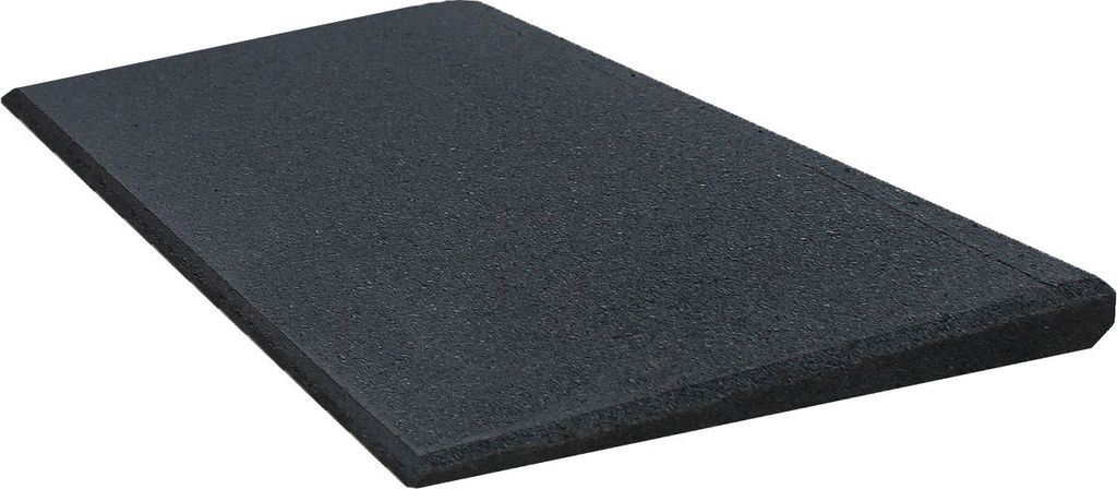 Bordsteinrampe Pro 25 mm hoch aus Gummigranulat Produktbild 
