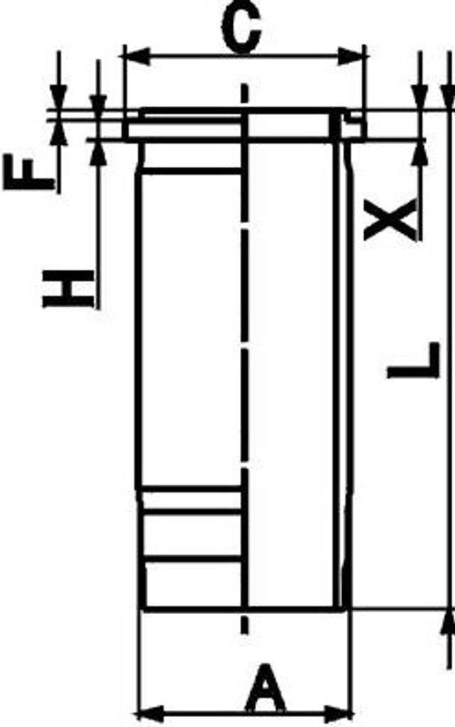 Zylinderlaufbuchse KOLBENSCHMIDT 89925110