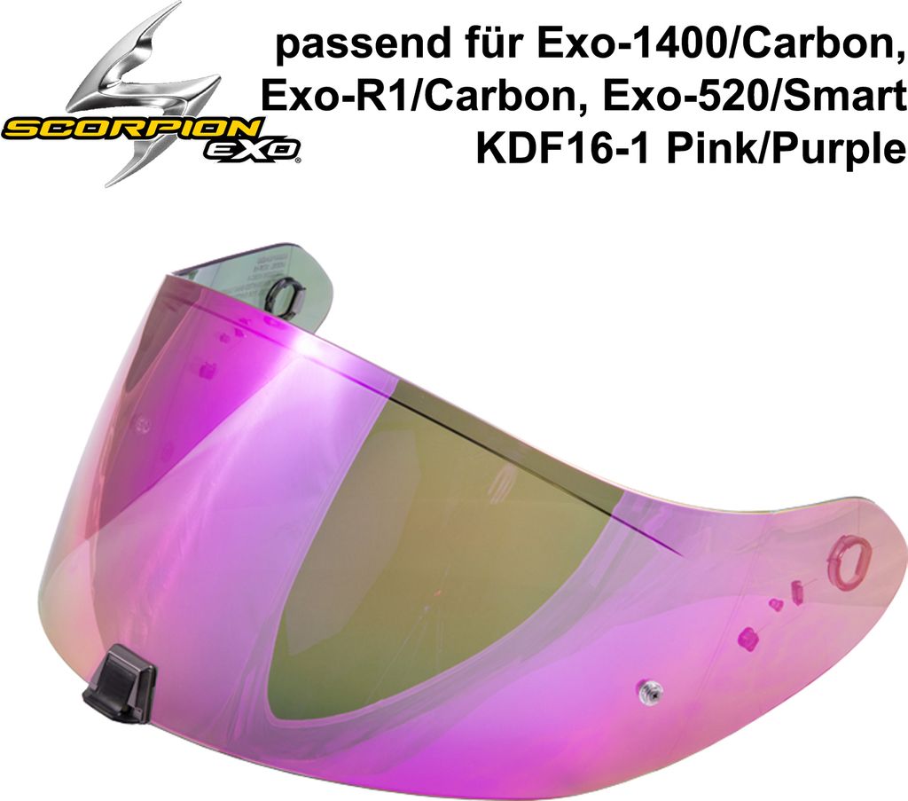 Scorpion Exo Visier KDF16 1 Pink purple Kaufland de